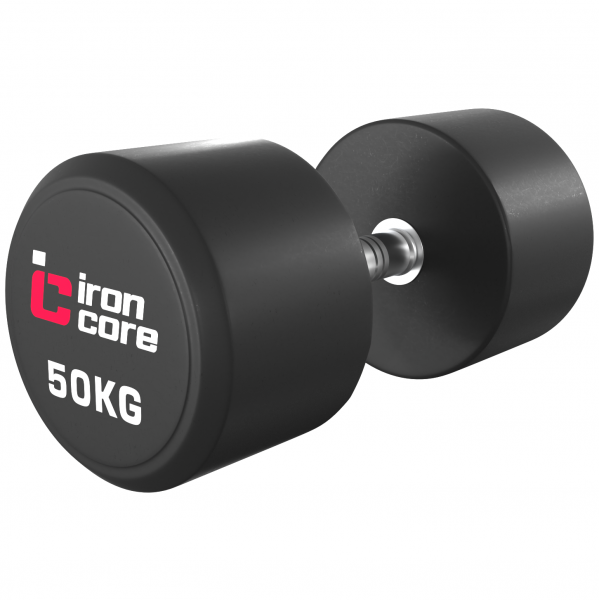Гантельный ряд обрезиненный IRON CORE Standard 5 пар 40 - 50 кг IC1012 40-50