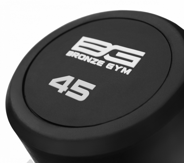 Штанга обрезиненная прямая Bronze Gym 45 кг BG-PA-BB-S45