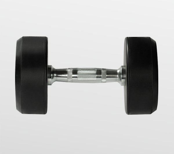 Обрезиненная гантель Bronze Gym 12.5 кг BG-PA-DB-R125
